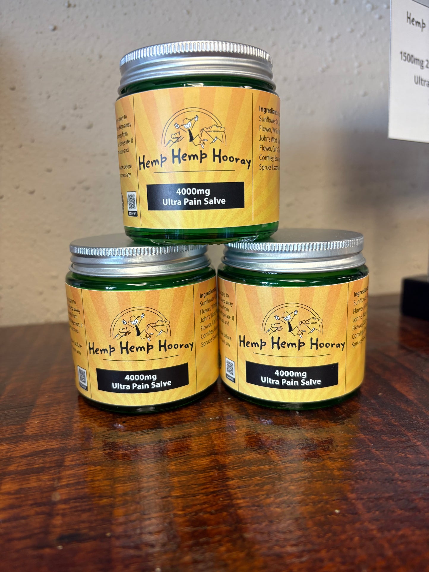 Hemp Hemp Hooray Full Spectrum 4000 mg Ultra Pain Salve