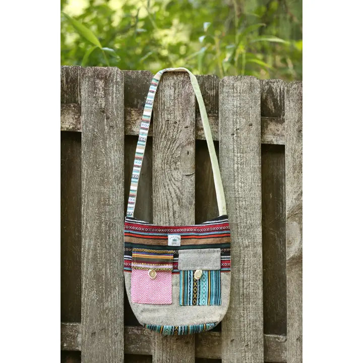 Artisan Hemp Crossbody bag