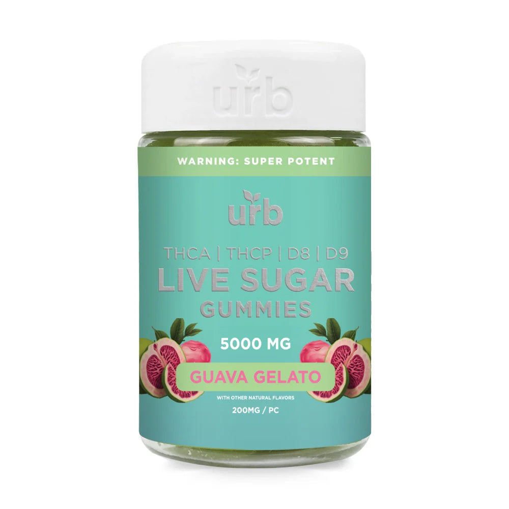 Urb THCA Live Sugar Gummies - 5000MG EXTREMELY POTENT