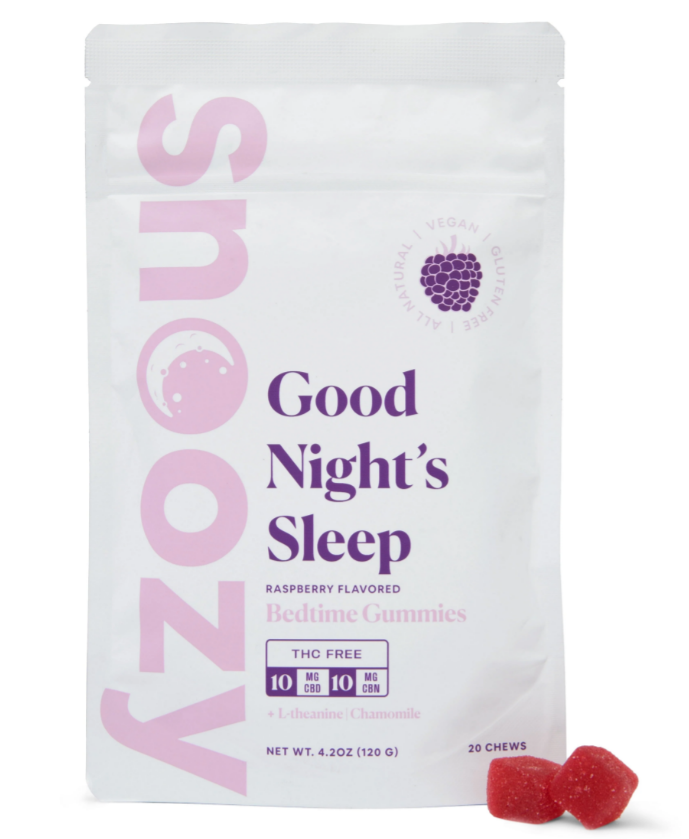 Snoozy THC Free Bedtime Gummies