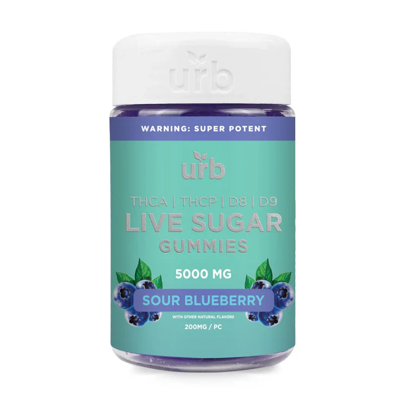 Urb THCA Live Sugar Gummies - 5000MG EXTREMELY POTENT