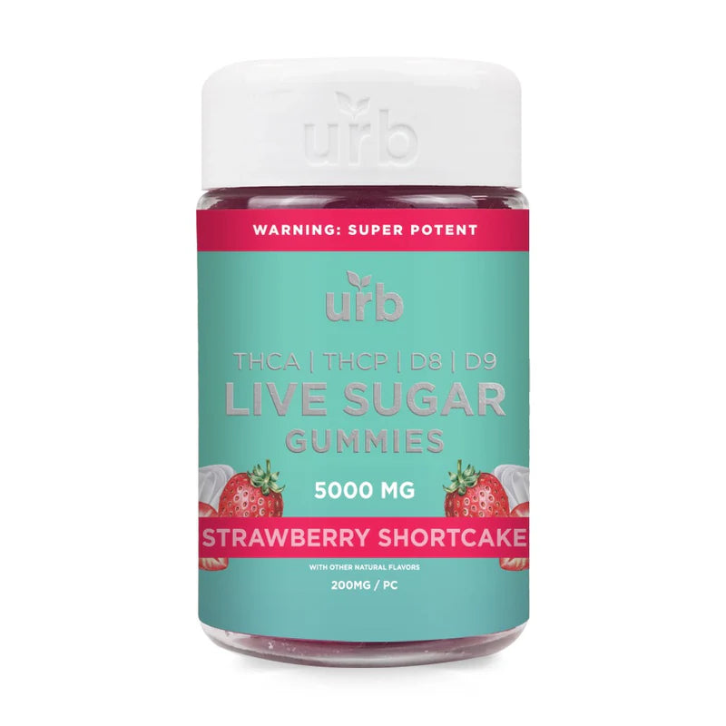 Urb THCA Live Sugar Gummies - 5000MG EXTREMELY POTENT