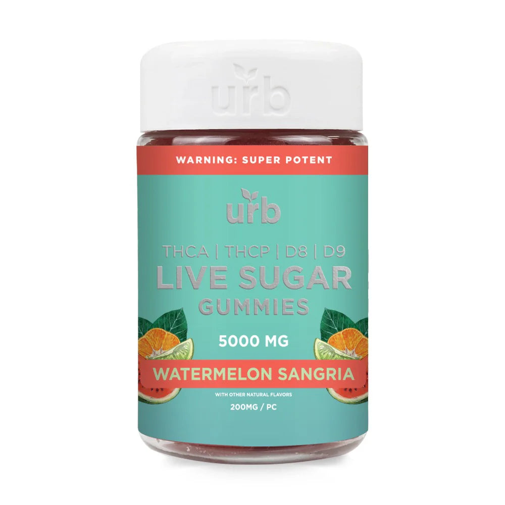 Urb THCA Live Sugar Gummies - 5000MG EXTREMELY POTENT