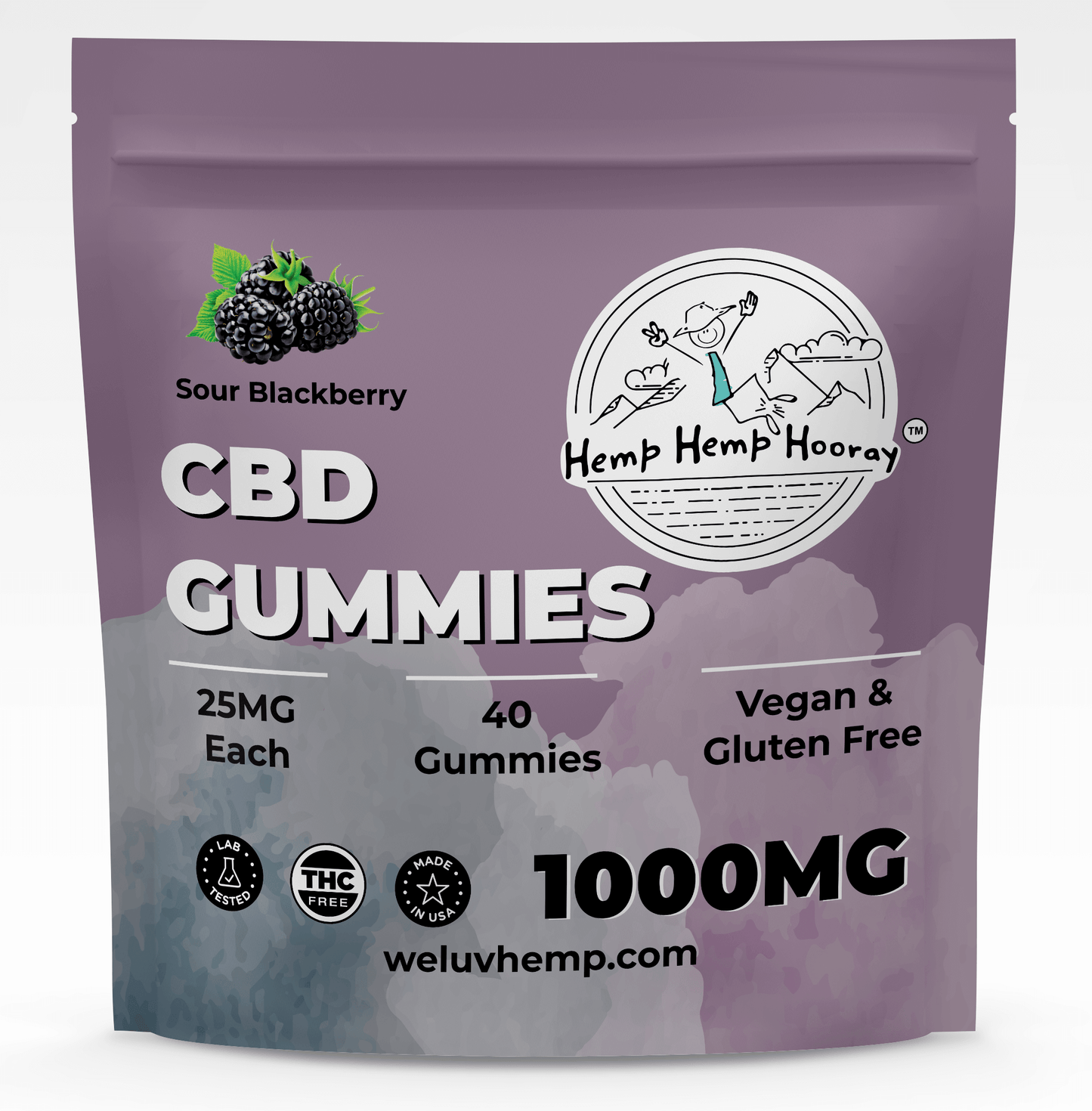 HHH 1000mg CBD Isolate Gummy