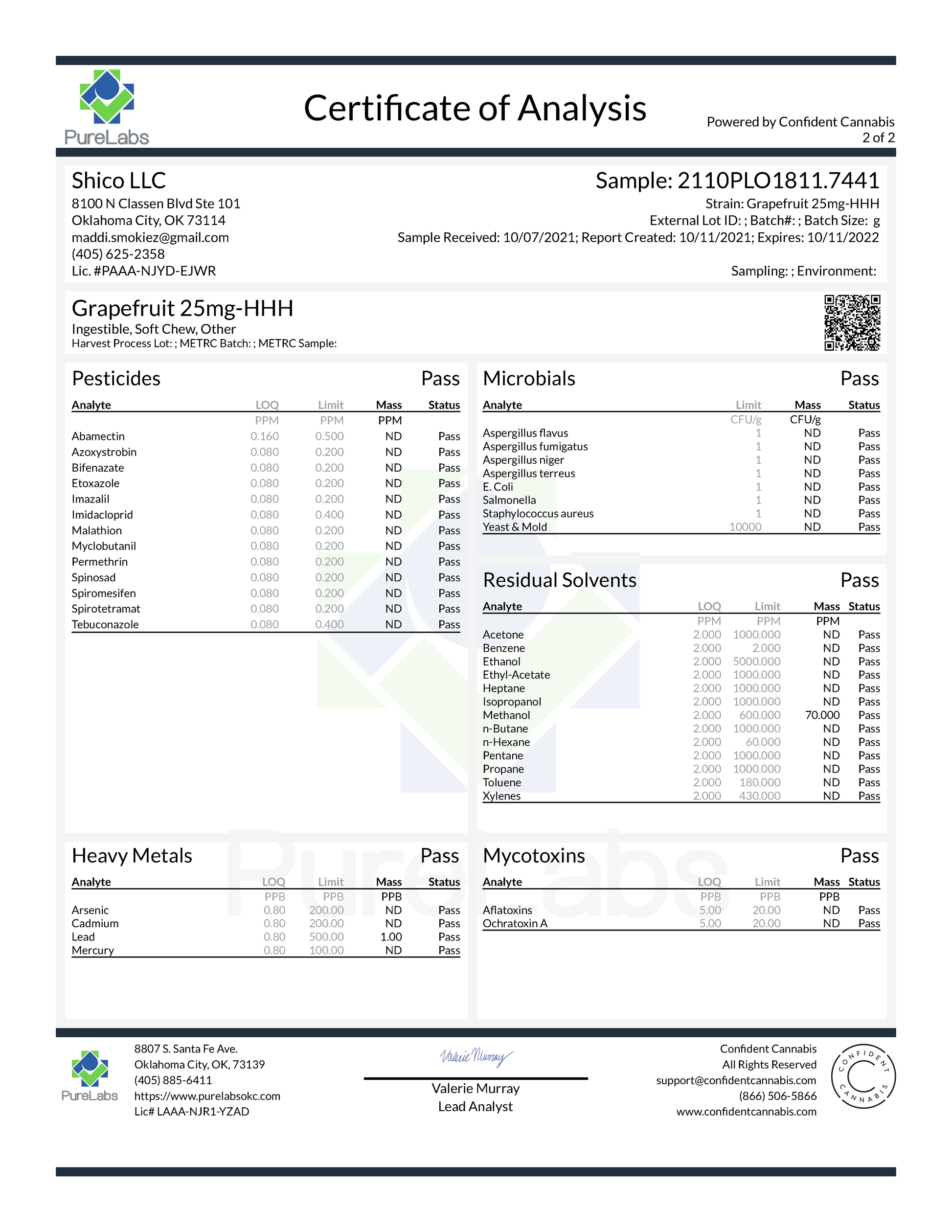 HHH 1000mg CBD Isolate Gummy