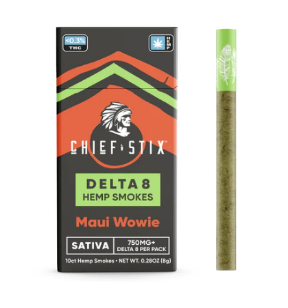 Hemp Co Chief Stix Delta 8 750mg Infused Smokes