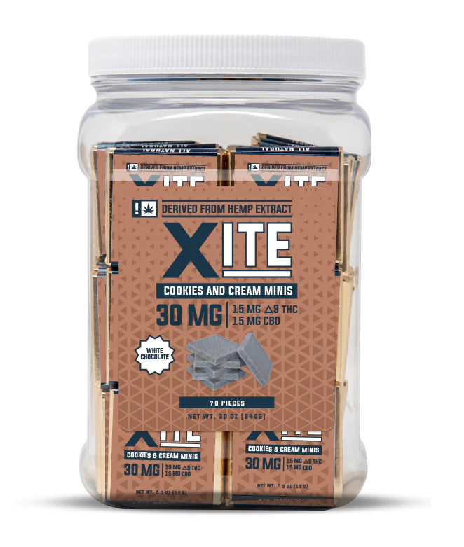 Xite Delta 9 Cookies and Cream Minis